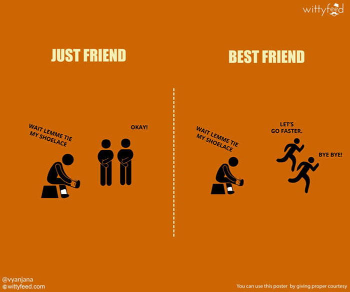 7 Images Show The Real Difference Between Good Friends And Best Friends